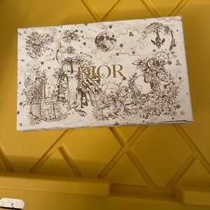 Dior Gold and White Limited Edition Christmas Gift Box